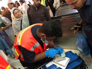 Emergency Medicine Students Participate in Providing Emergency Services for Visitors and Umrah Goers